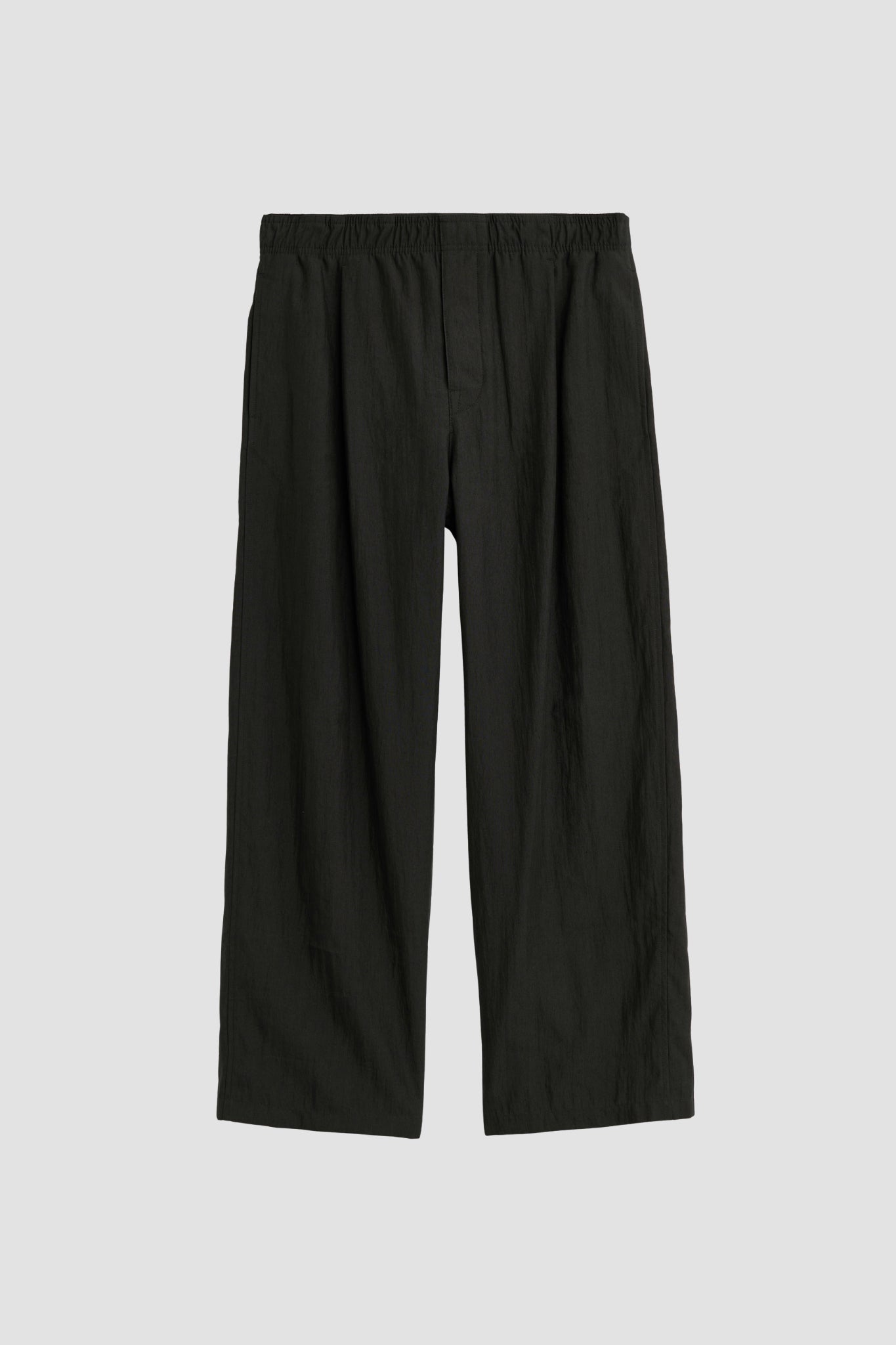 LEISURE TROUSER Soot Black Techflax