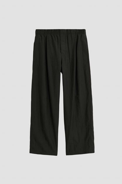 LEISURE TROUSER Soot Black Techflax