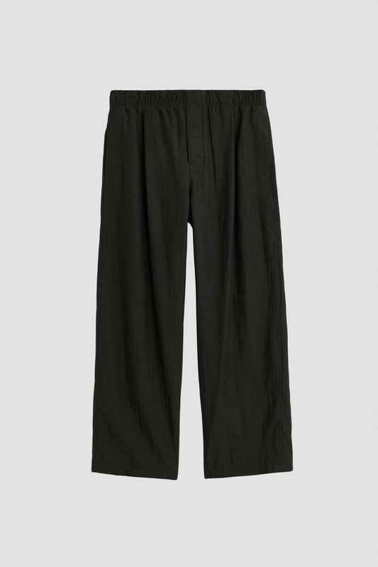LEISURE TROUSER Soot Black Techflax
