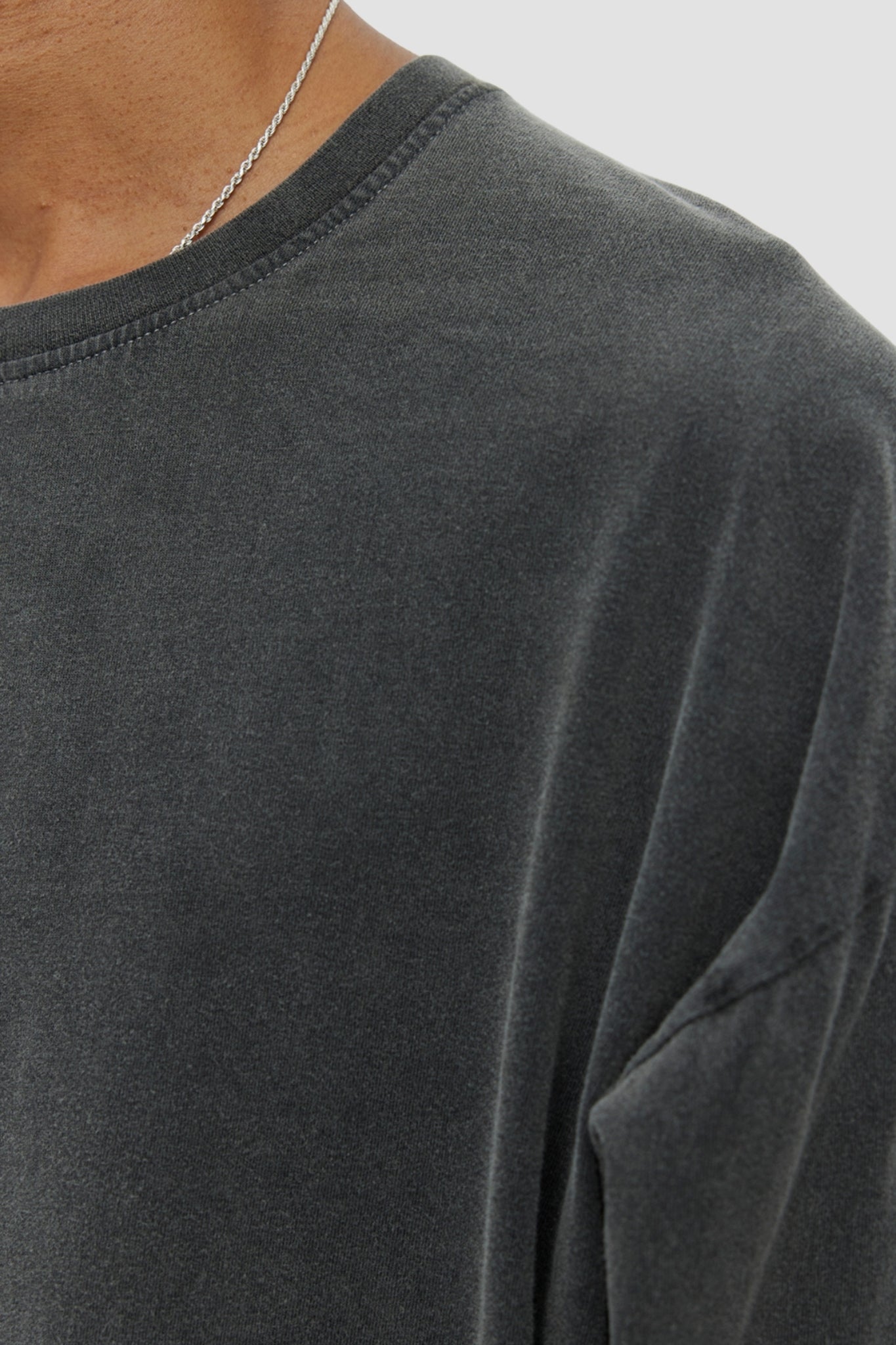 RELAXED LS TEE Washed Graphite