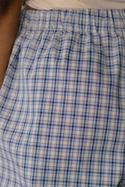 CLAUDE PANTS Blue Check