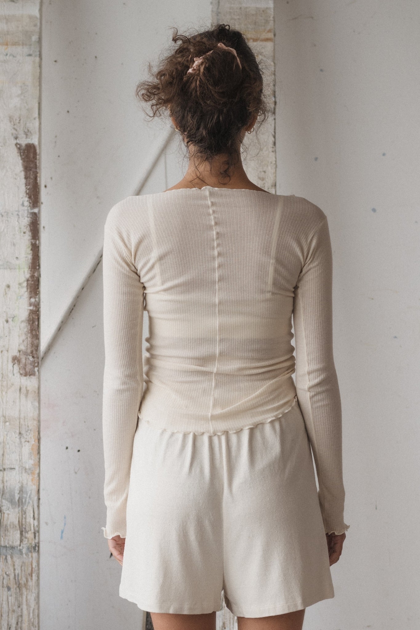 PAMA LONG SLEEVE Off White