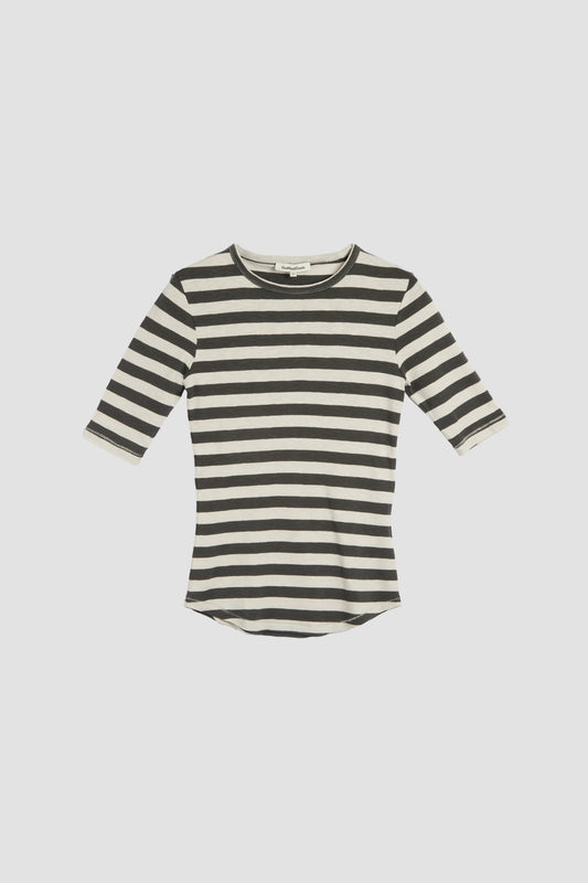 CHARLOTTE SS TOP grey/stone