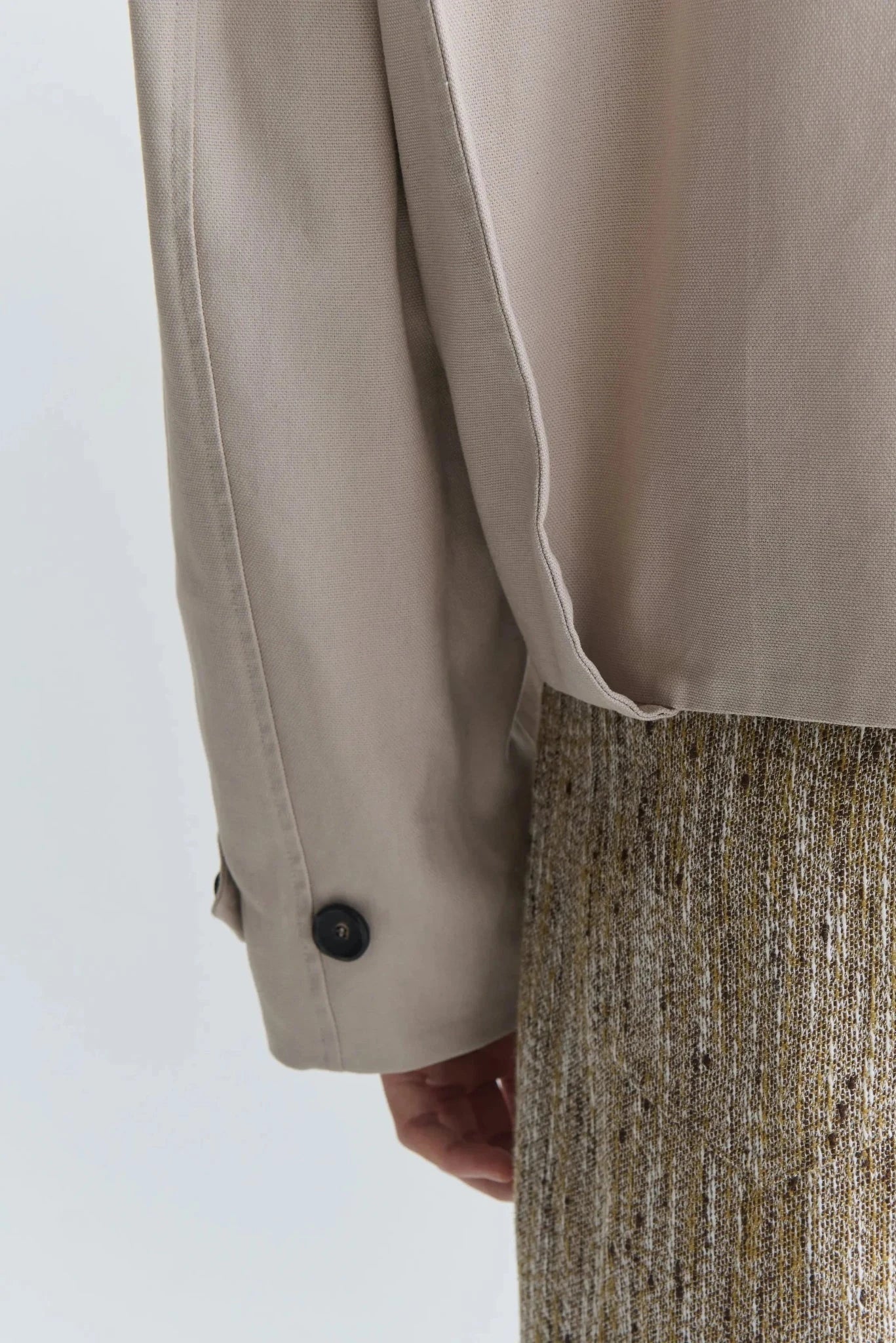 COSME AUSTERE BEIGE COTTON JACKET