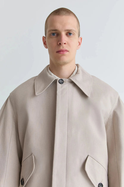COSME AUSTERE BEIGE COTTON JACKET