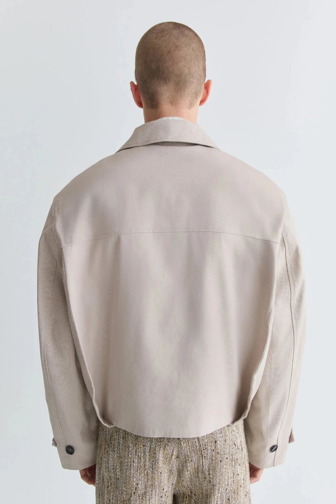 COSME AUSTERE BEIGE COTTON JACKET