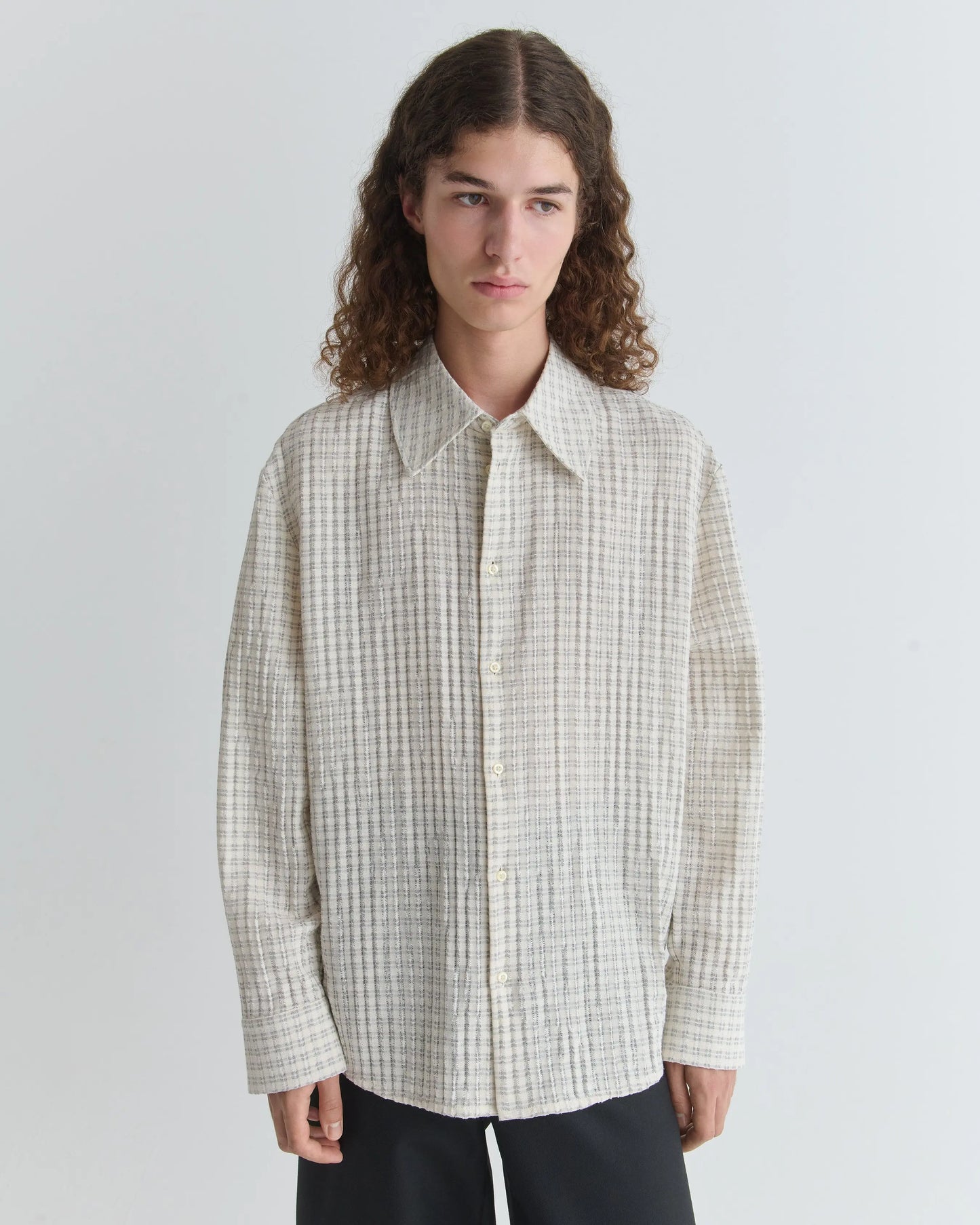 WES SHIRT Subtle Beige Check