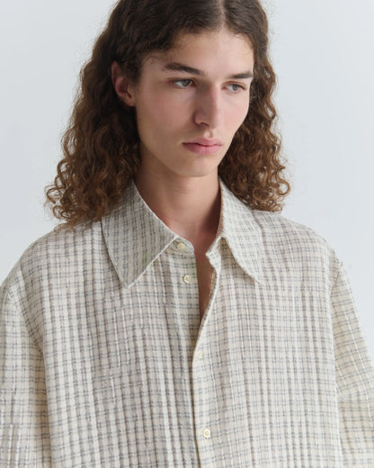 WES SHIRT Subtle Beige Check