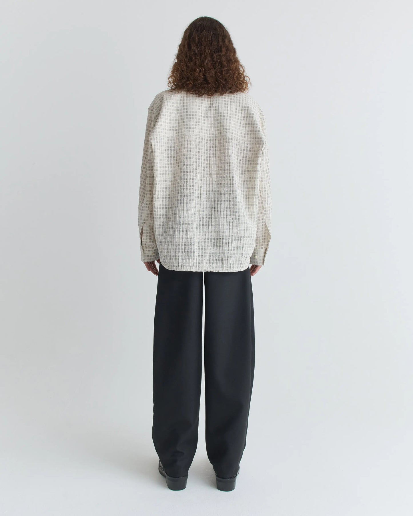 WES SHIRT Subtle Beige Check