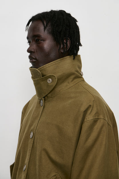 AERIAL JACKET pigment khaki knife edge twill
