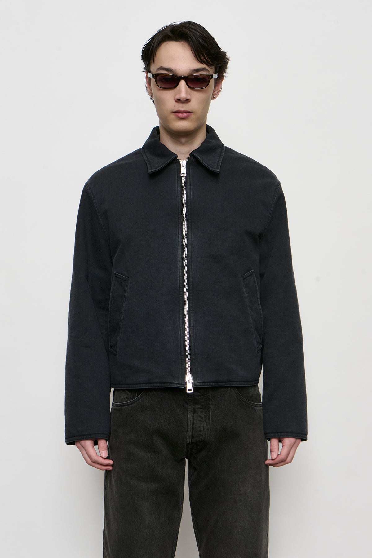 SLIGHT JACKET enzyme obsidian field sateen