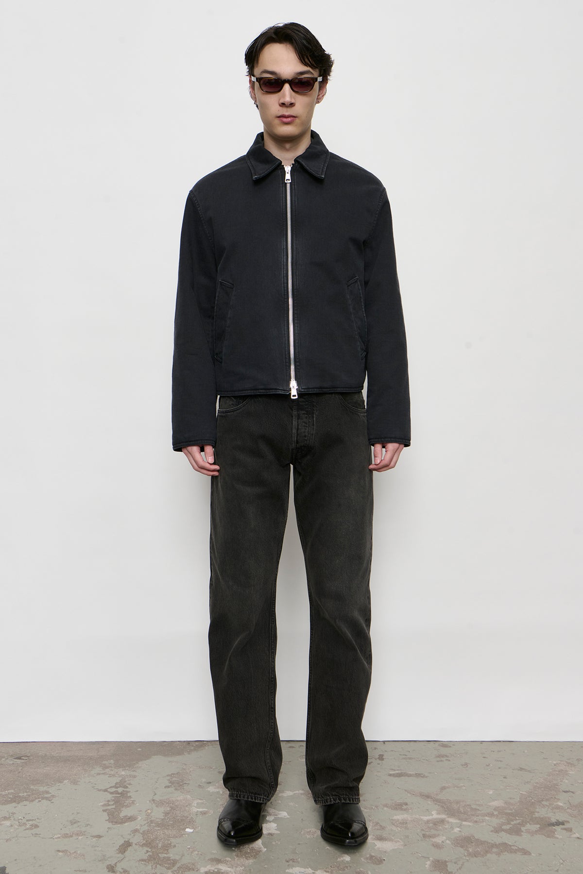 SLIGHT JACKET enzyme obsidian field sateen
