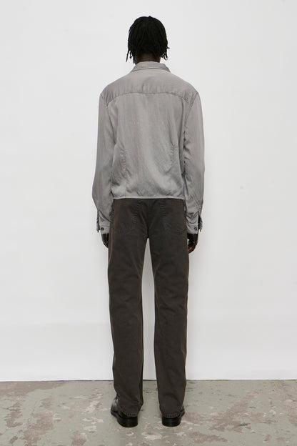 SIFT ZIP SHIRT warm gravel warmth viscose