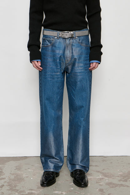 THIRD CUT electric blue wash