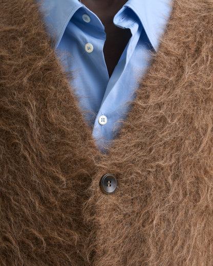 LEE CARDIGAN taupe alpaca