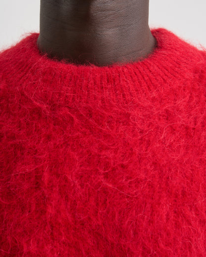 HARU SWEATER red alpaca