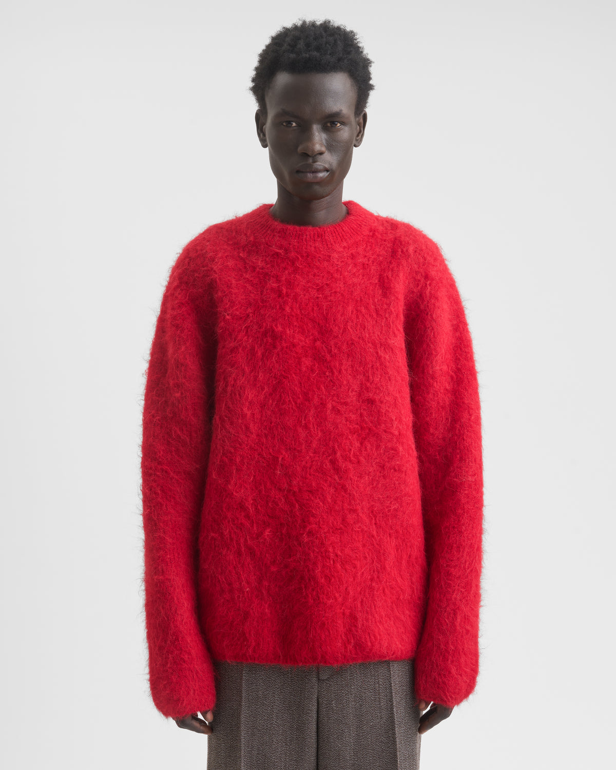 HARU SWEATER red alpaca