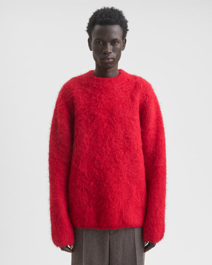 HARU SWEATER red alpaca