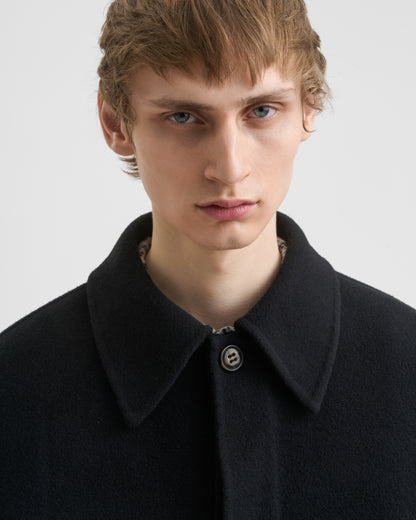 RELAXED WOOL JACKET black