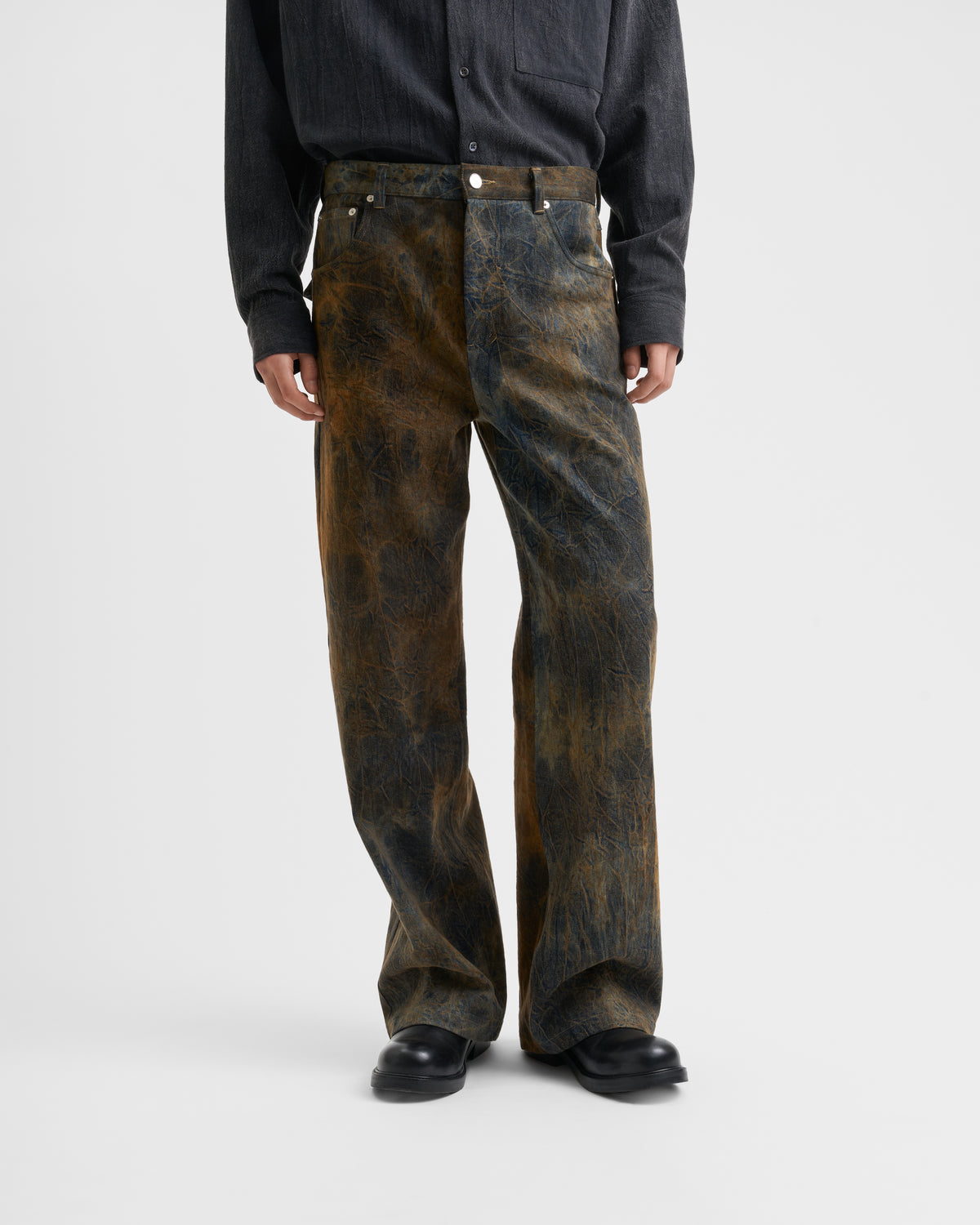 OVER-DYED RELAXED CUT muted neuterals