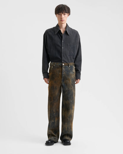 OVER-DYED RELAXED CUT muted neuterals
