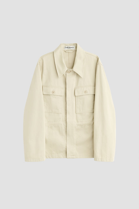 UNITY JACKET Pale Sand Western Gabardine