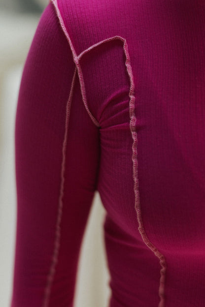 OMATO LONG SLEEVE TEE York Pink