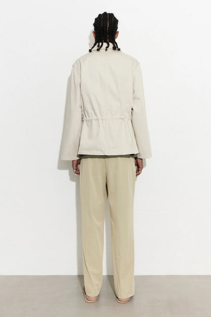 UNITY JACKET Pale Sand Western Gabardine