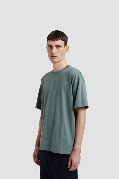 NORSE STANDARD HEAVY LOOSE TEE Aluminum Petrol