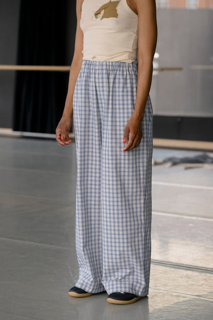 CLAUDE PANTS Blue Check