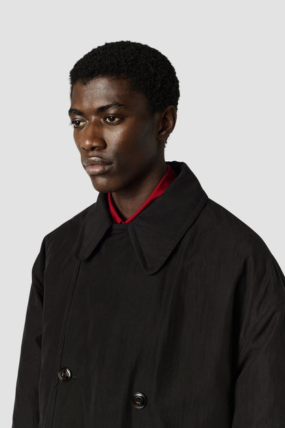 DUVET TRENCH Black Tide Cotton Nylon