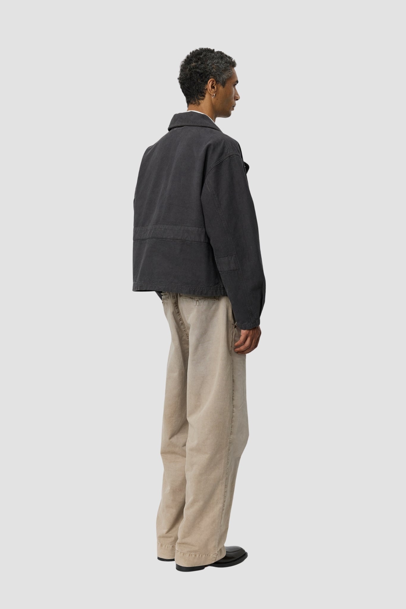 COURIER JACKET Washed Gray Canvas