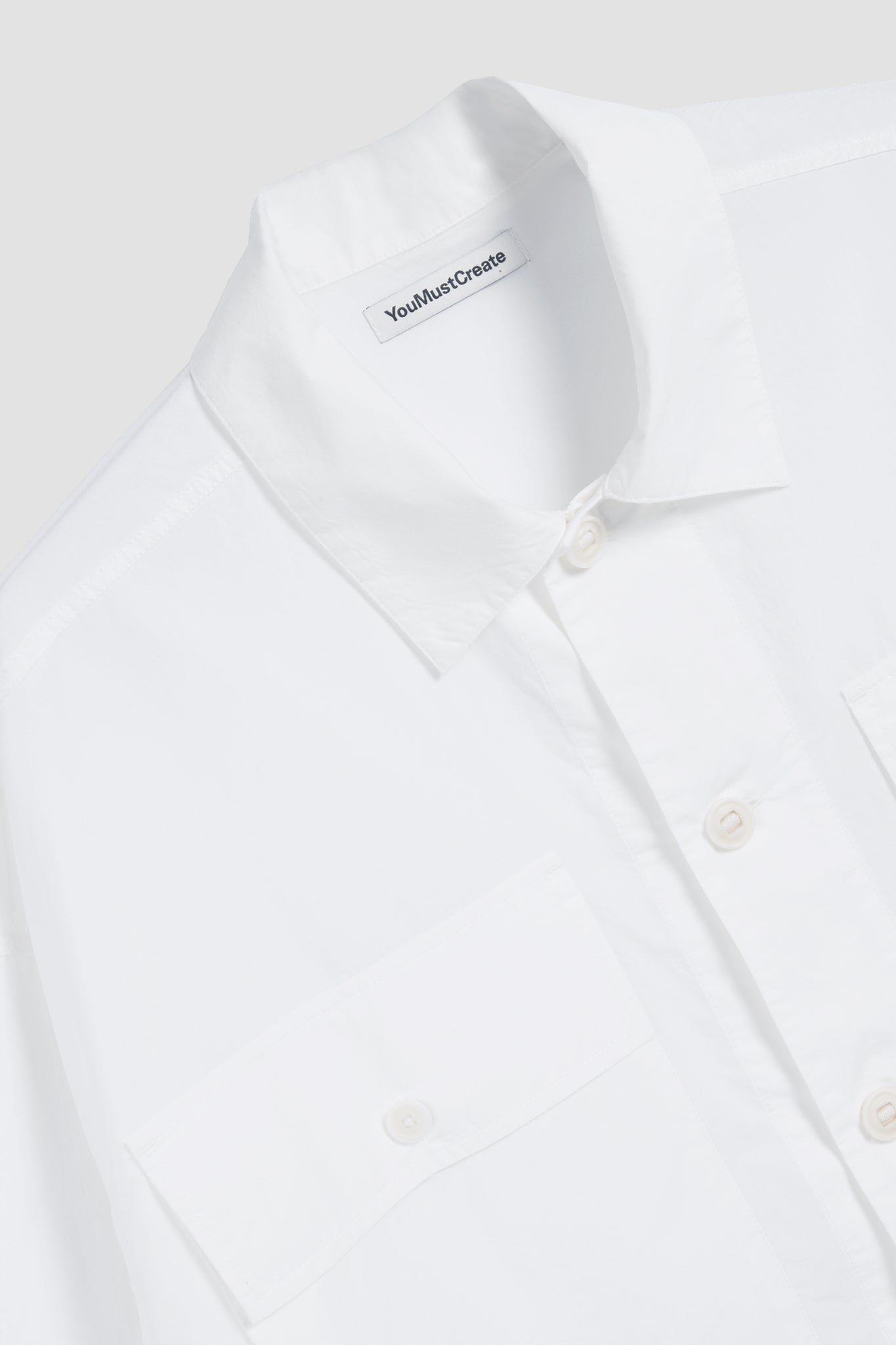 MILITARY SHIRT White