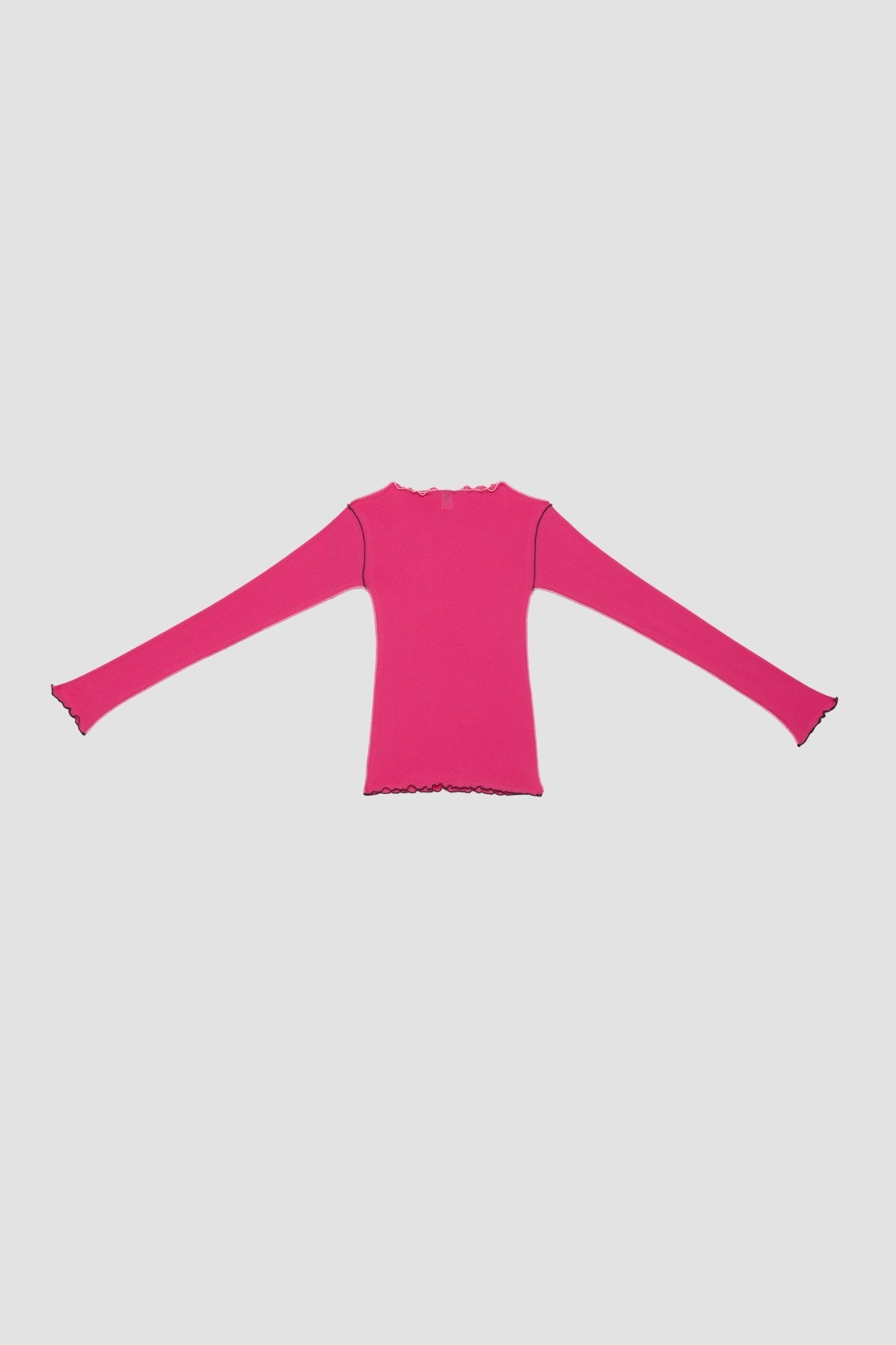 VEIN LONG SLEEVE TEE York Pink