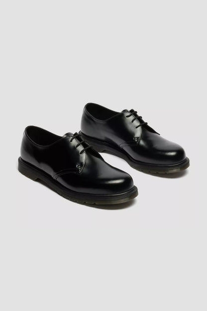 MAYFARE SHOE Black polished smooth
