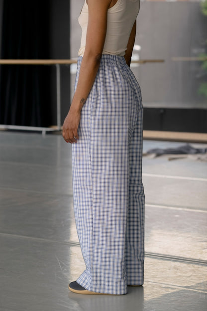 CLAUDE PANTS Blue Check