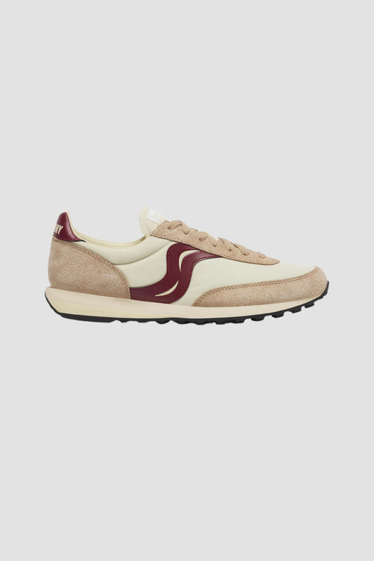 TRAINER 80 ORIGINAL BEIGE/ BURGUNDY