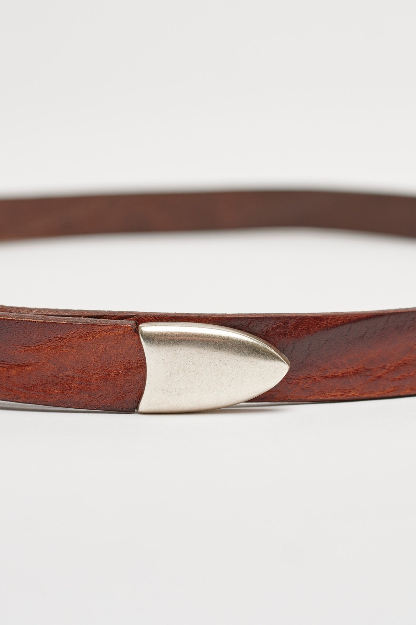 2 CM BELT Brown Leather