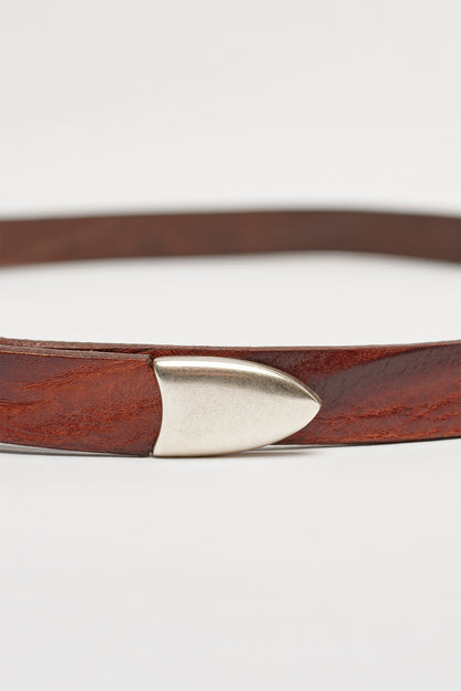 2 CM BELT Brown Leather