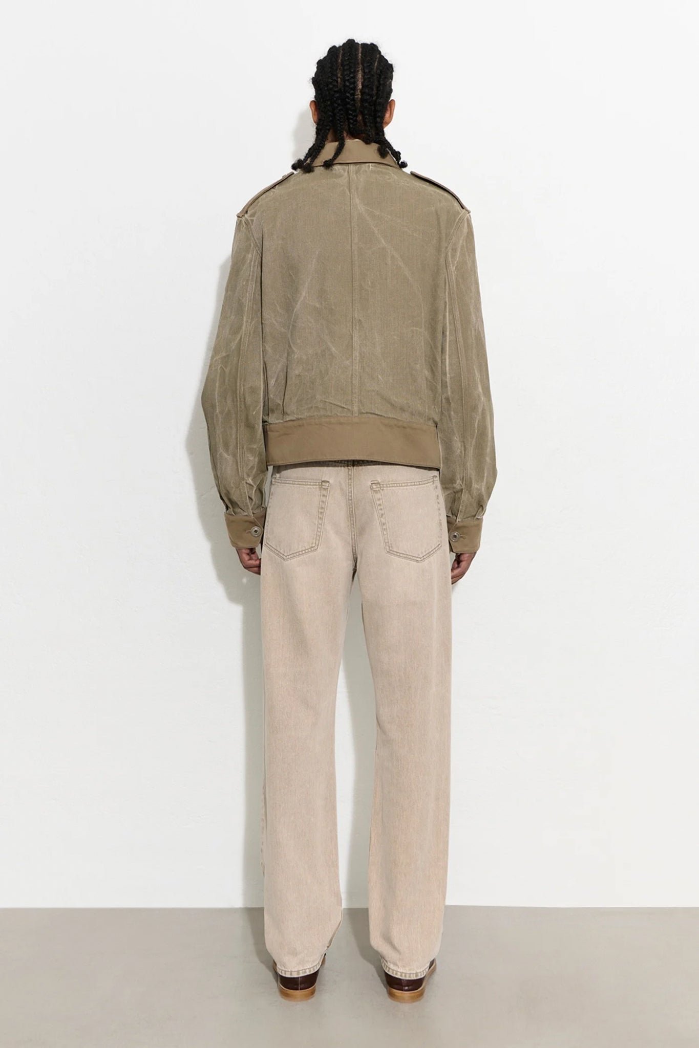 BATTLE JACKET Dusty Olive Pigment Twill