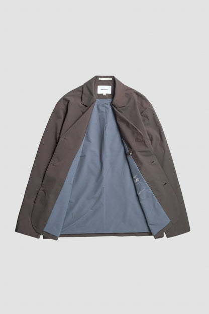 NILAS ALPINIX SMART MERINO JACKET Seal Brown