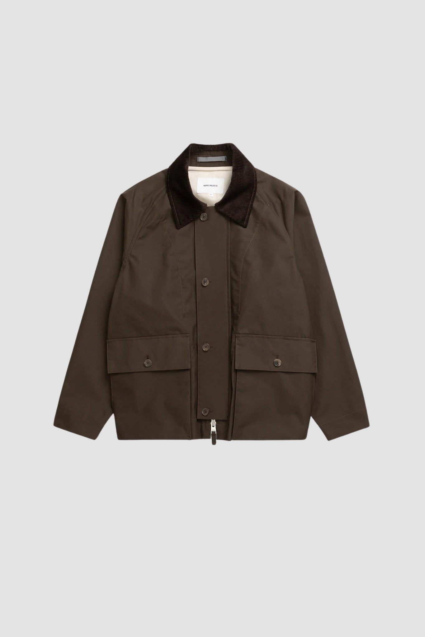 HOLMEN WAX RAGLAN LIGHT JACKET Delicioso Brown