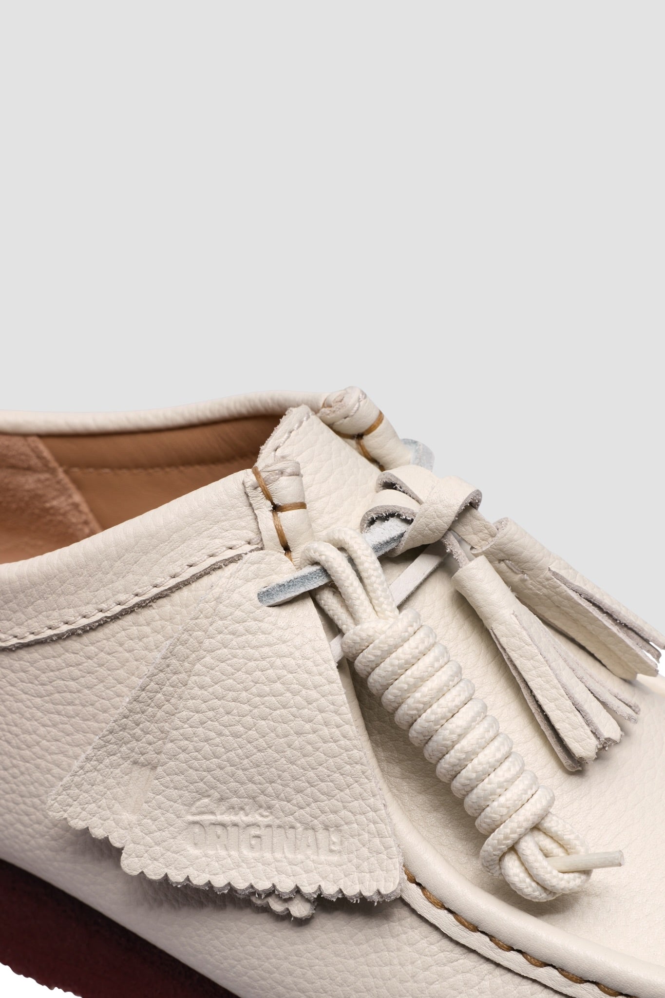 WALLABEE White Leather