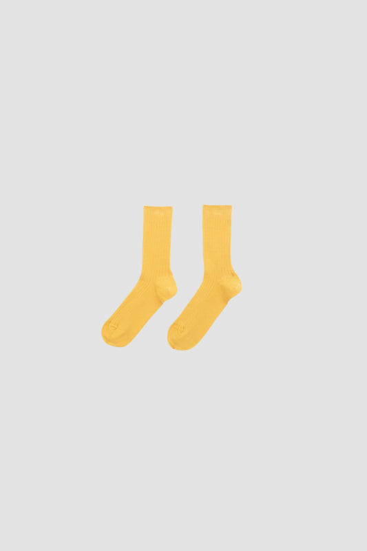 RIB OVERANKLE SOCKS Dacty Yellow