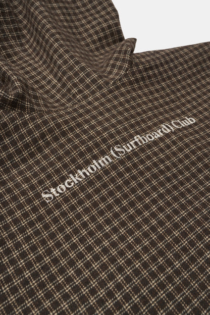 MERLE HOODED OVERSHIRT Check