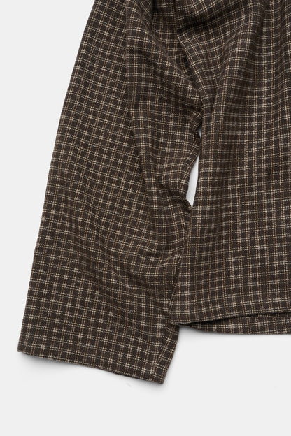 MERLE HOODED OVERSHIRT Check