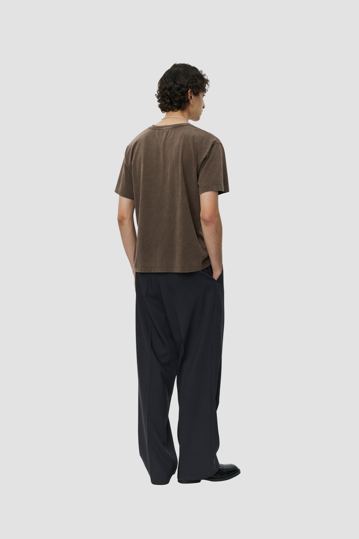 NEW TEE Washed Brown