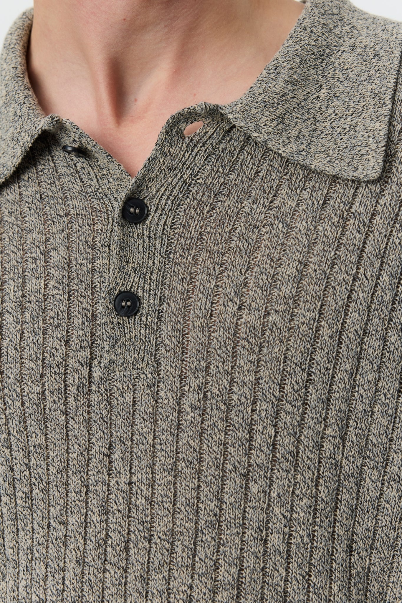 DIGIT POLO KNIT Oatmeal Grains