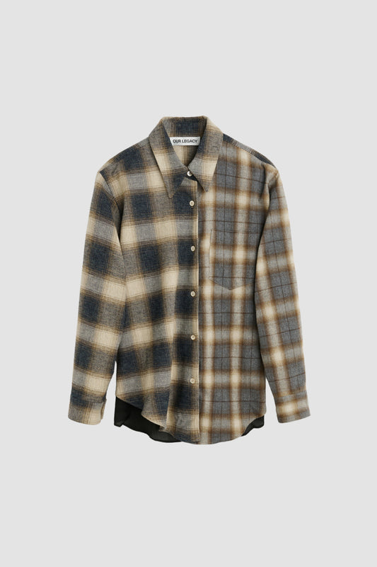 APRON SHIRT Doyle Check Lagger Flannel