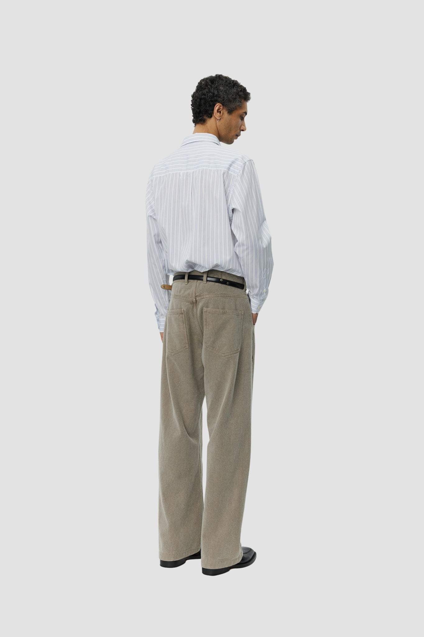 STRAIGHT CUT JEANS Brushed Mudstone